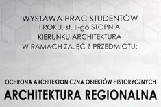 Wystawa prac studentów architektury