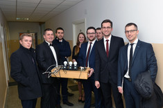 Studenci Politechniki Rzeszowskiej nagrodzeni i wyróżnieni w konkursie „Student-Wynalazca”.